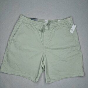 GAP Men's 7" Easy Short Stretch Elastic Waist Sage Green Size L NWT New